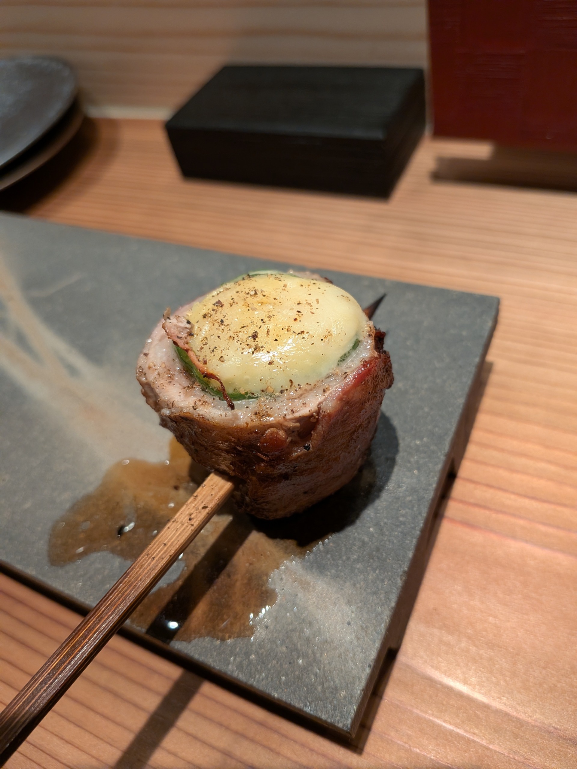 関内 串焼 大紀 ピーマンの豚巻き