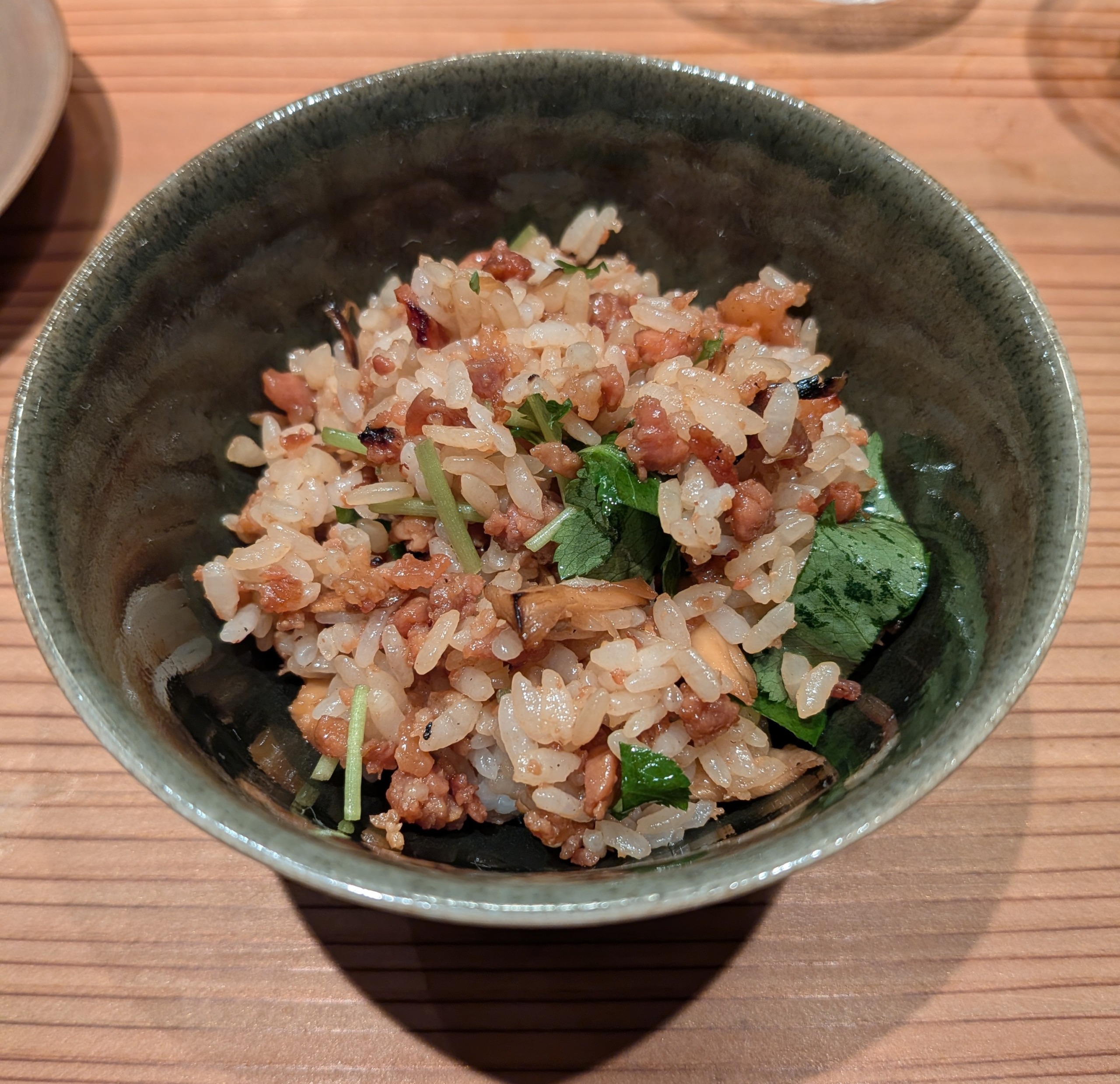 関内 串焼 大紀 締めのお食事 炊き込みご飯